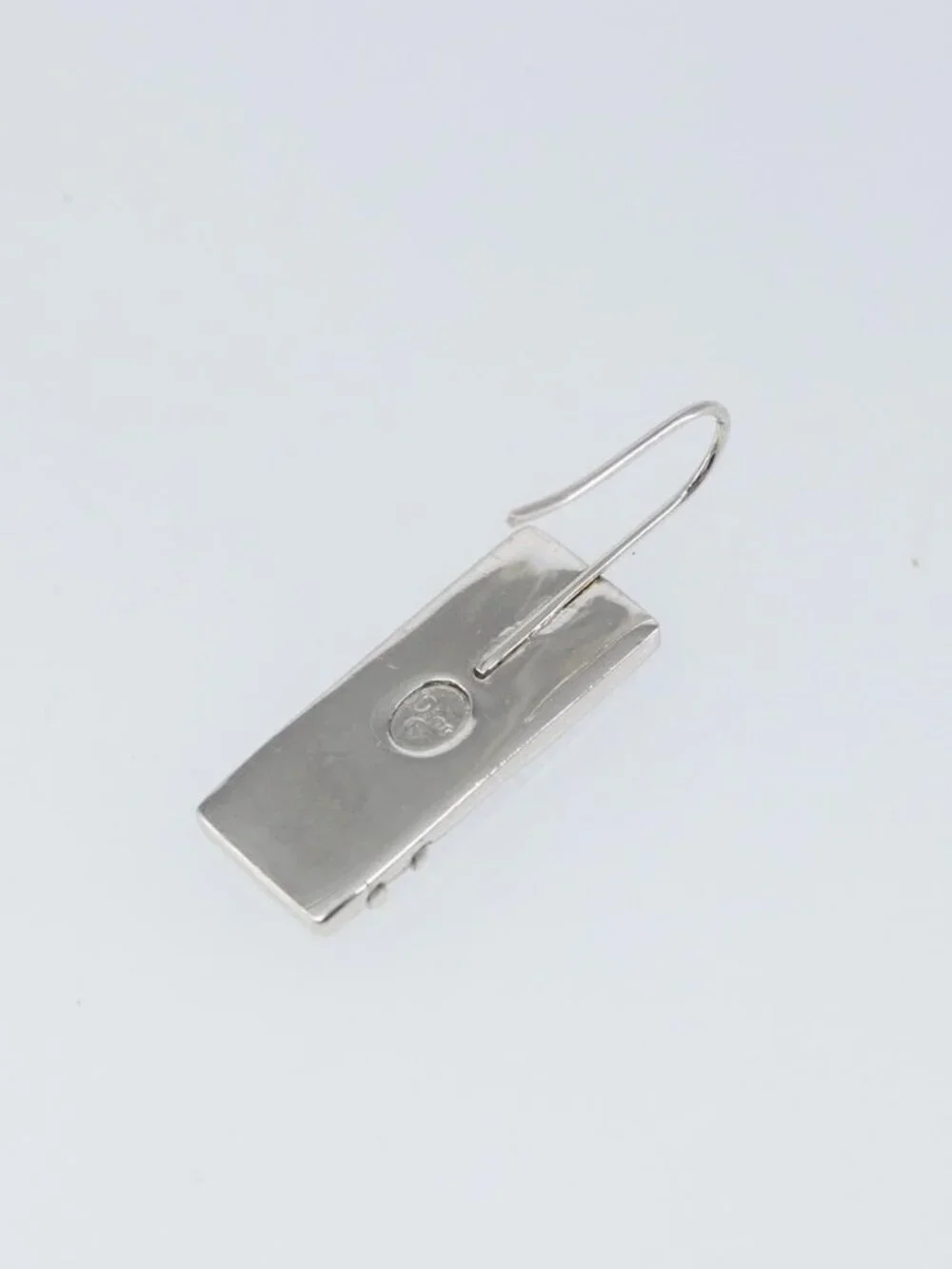 Christian Dior Pierce Earring metal Blue Auth yk20067